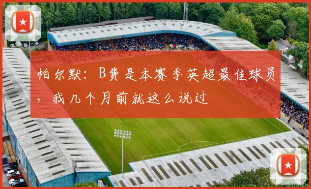 帕尔默：B费是本赛季英超最佳球员，我几个月前就这么说过