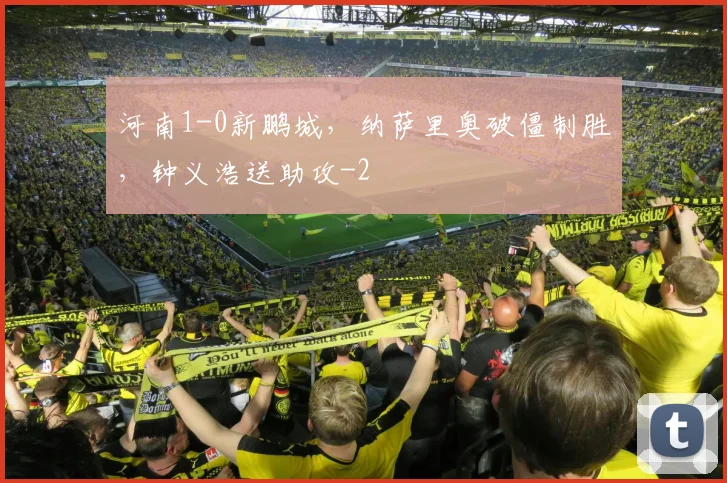 河南1-0新鹏城，纳萨里奥破僵制胜，钟义浩送助攻